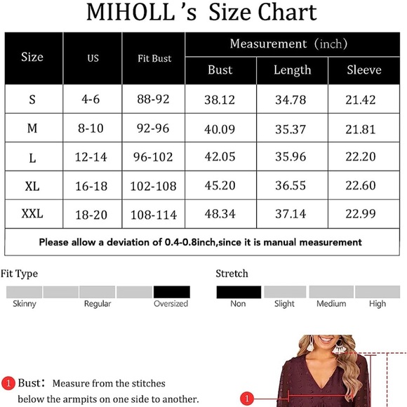 NWT XXL MIHOLL Women's V Neck Short Sleeve Ruffle Loose Summer Flowy Mini Dress - Picture 3 of 13